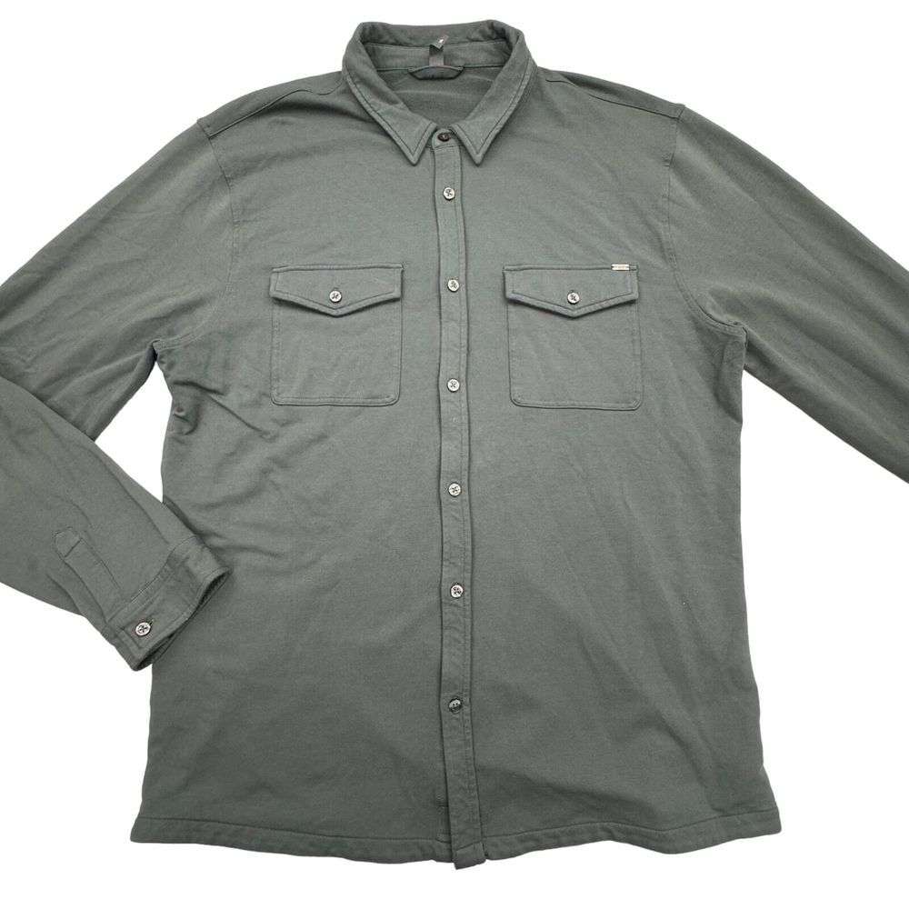 Vuori Men's Casual Button Down Shirt - Dark Gray
